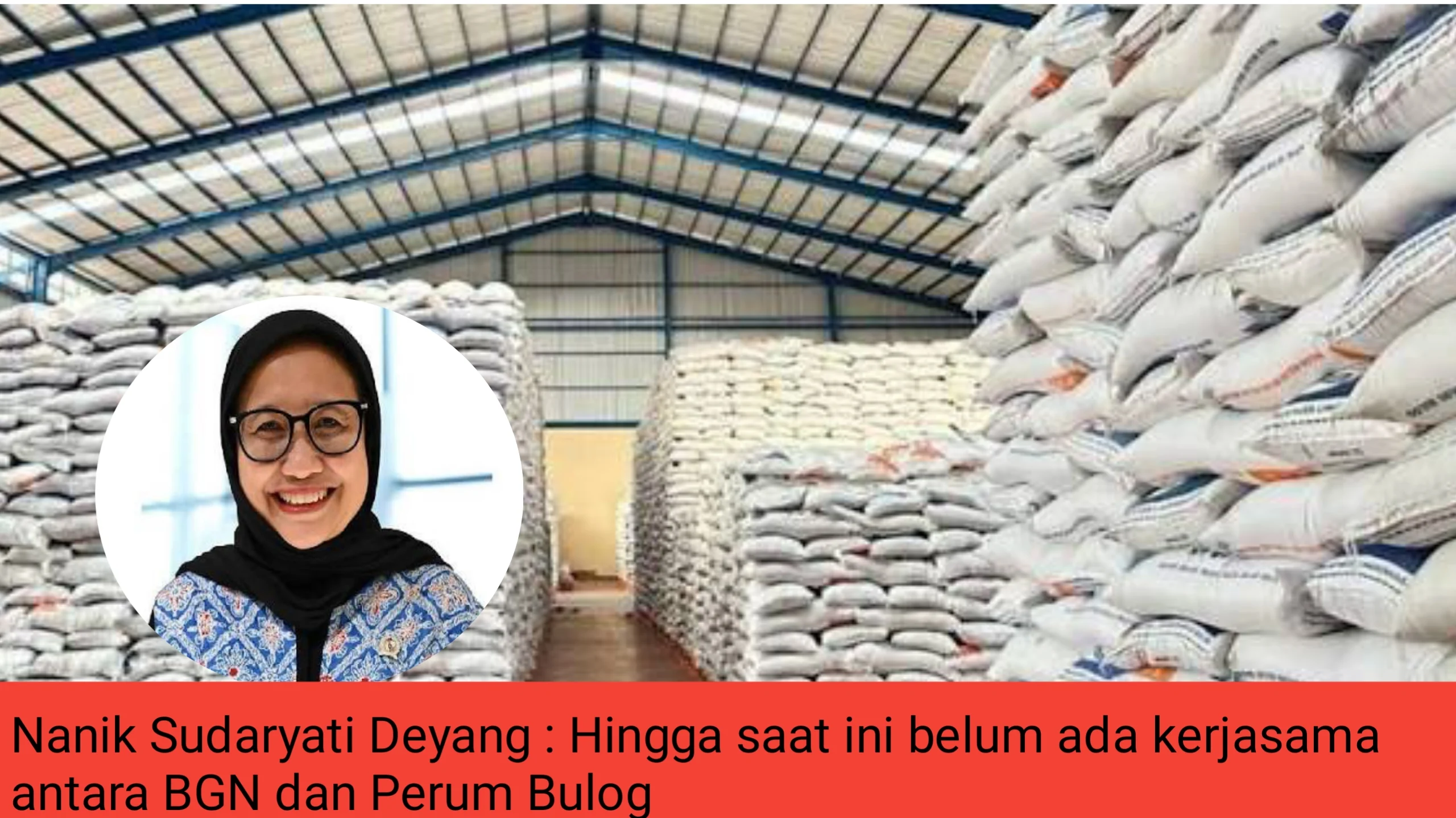 BGN Tegaskan Belum Ada Kerja Sama Dengan Bulog soal Beras MBG