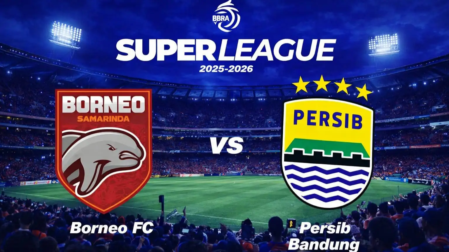 Head to Head Persib vs Borneo FC Jelang Laga 15 Maret 2026