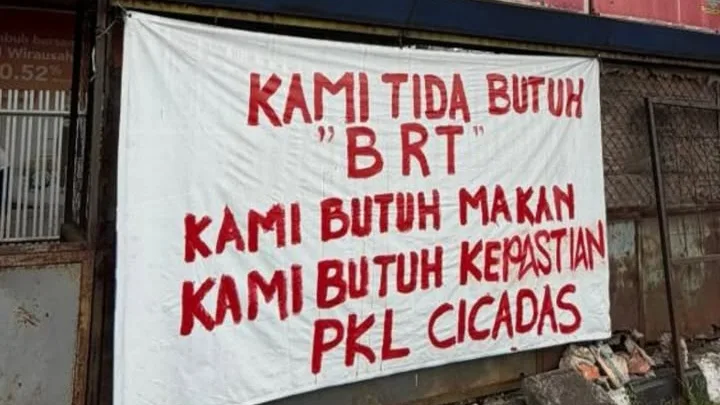 Penolakan PKL Muncul dalam Rencana Pembangunan BRT Bandung Raya
