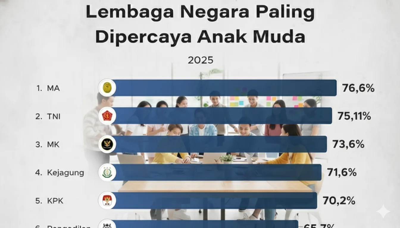MA Jadi Lembaga Paling Dipercaya Anak Muda 2025