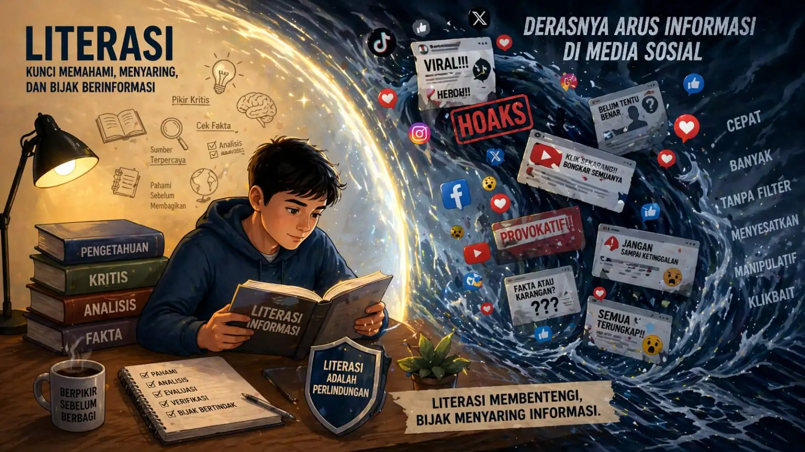 Pergeseran Literasi Publik di Era Media Sosial: Cepat, Dekat, Tapi Belum Tentu Tepat